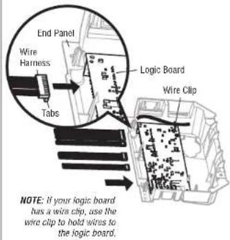 CHAMBERLAIN 050DCTBMC - Install new receiver logic board - 2
