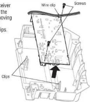 CHAMBERLAIN 050DCTBMC - Remove the receiver logic board - 3