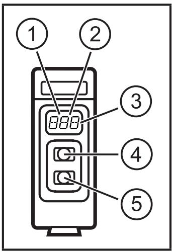 IFM O5D100 - 操作和显示元件 - 1