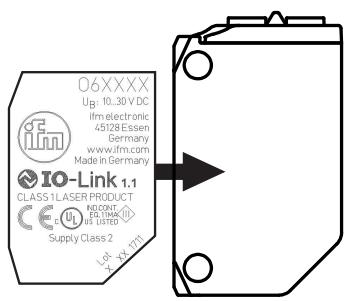 IFM O6H700 - 安全の為の注意 - 3
