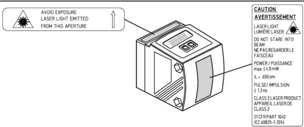 IFM O1D106 - Etiquette du produit - 1