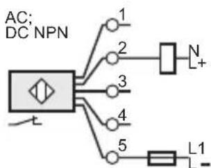 IFM KI0202 - Programmation par raccordement (KDE - AC/DC PNP/NPN)4.4.1 - 2