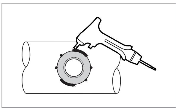 IFM TD2501 - Using the welding adapter / welding thermowell - 2