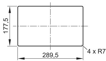 IFM EC0732 - Découpe du tableau de commande - 1