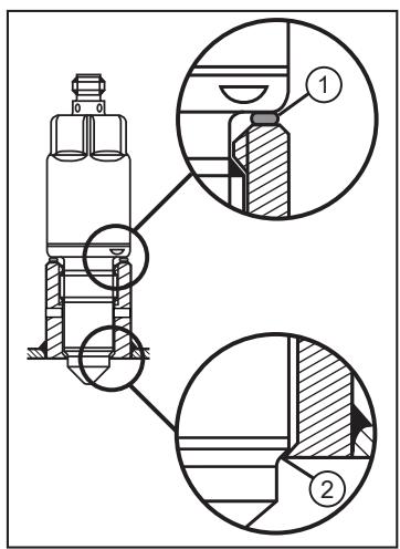 IFM LMT121 - Instalacja LMT1x0, LMT1x1 i LMT1x2 (zgodna z wymogami higienicznymi) - 1