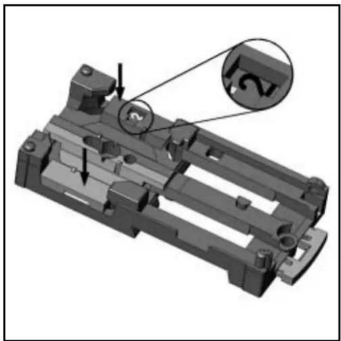 IFM AC5210 - Orientation of the flat cable on delivery - 2