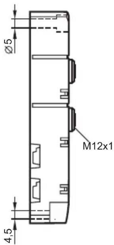 IFM AC2413 - Schéma d'encombrement - 2