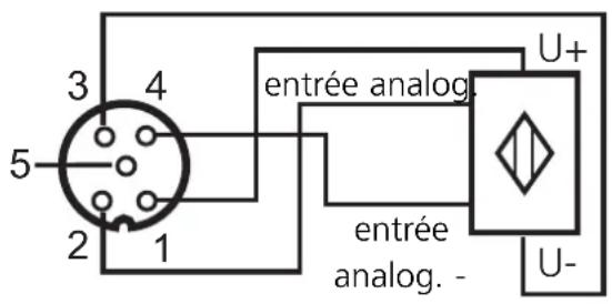 IFM AC2517 - Raccordement d'un capteur 4 fils sans alimentation propre - 1