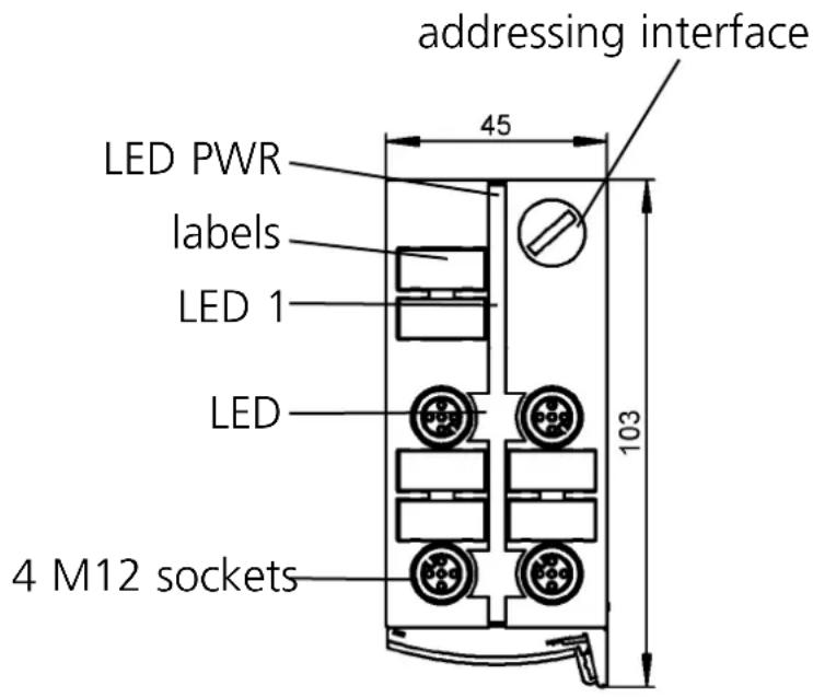 IFM AC5295 - Operating and display elements - 1