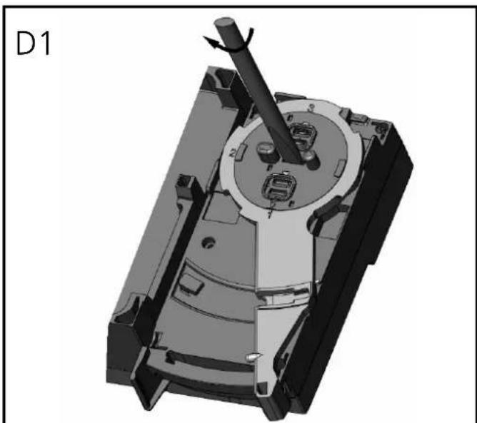 IFM AC5295 - Réglages sur l'embase - 2