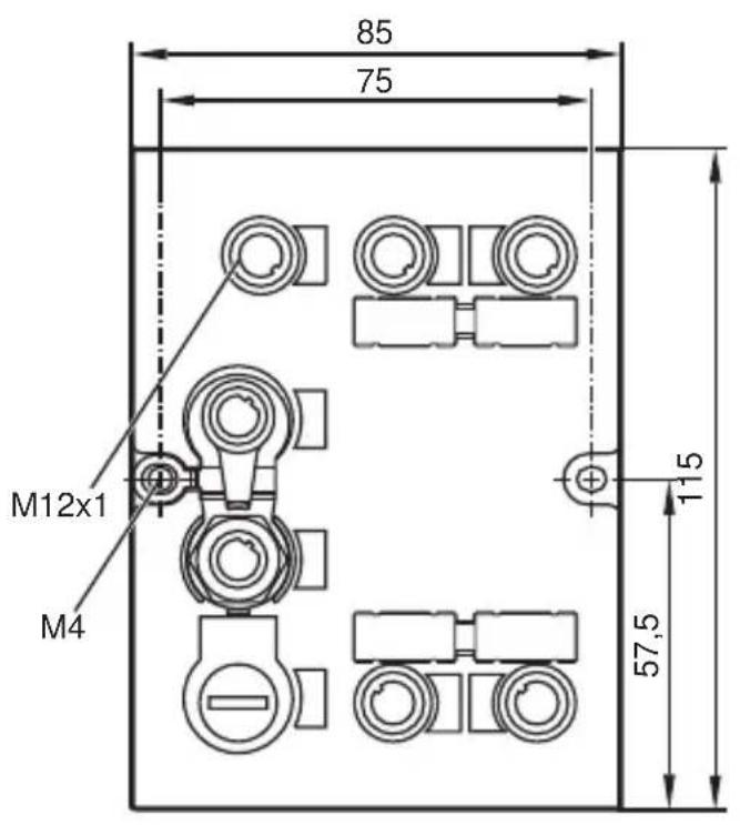 IFM DTE101 - Maßzeichnung - 1