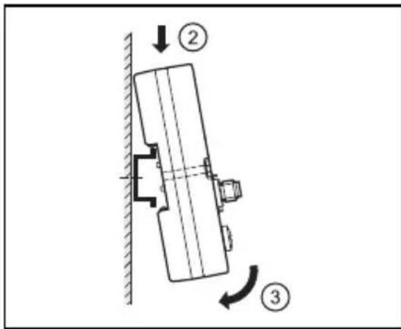 IFM DTE100 - Mounting on DIN rail - 2