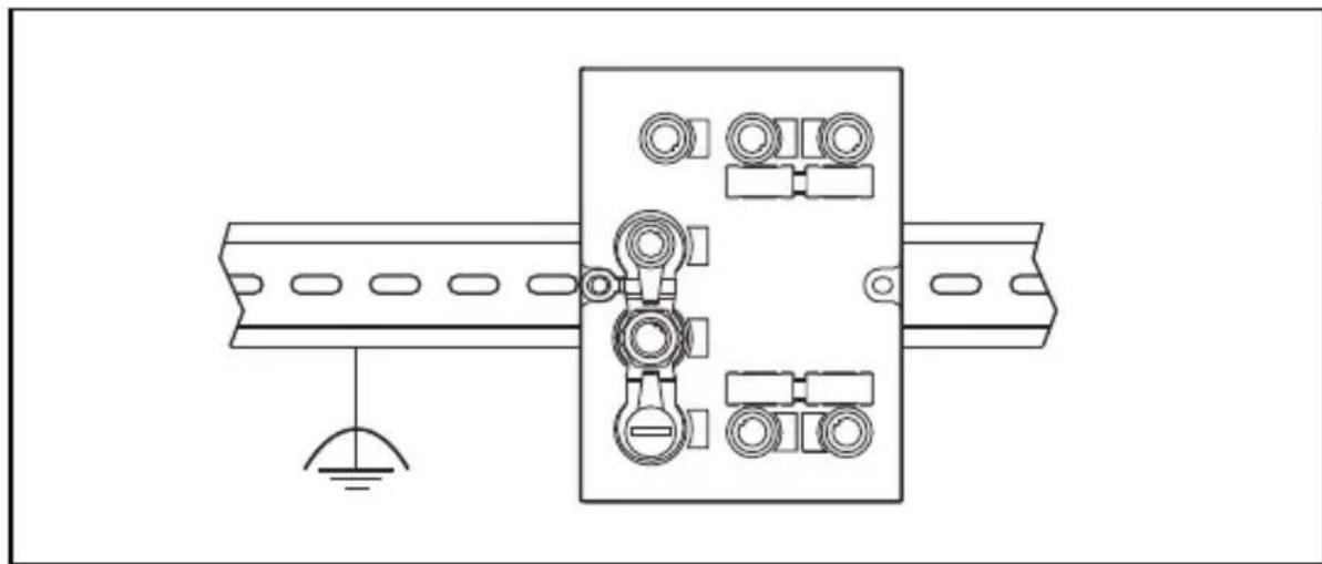 IFM DTE100 - Montage sur rail DIN - 1