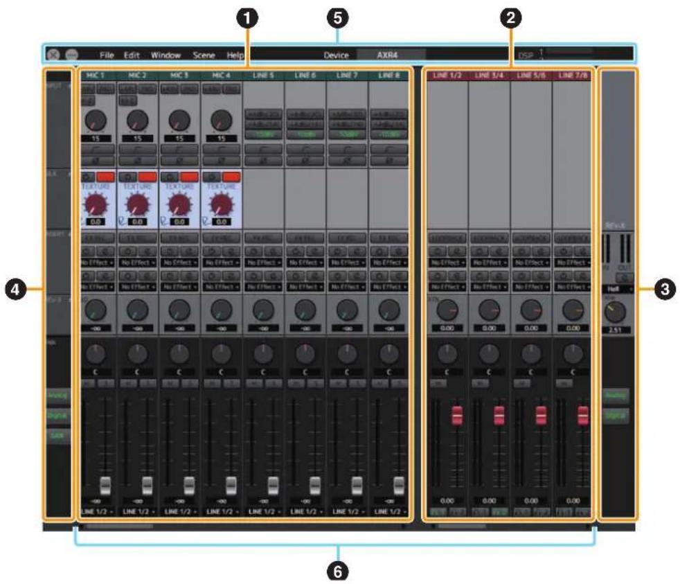 STEINBERG AXR4T - Fenêtre Mixer - 1