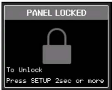 STEINBERG AXR4T - Écran PANEL LOCK - 1