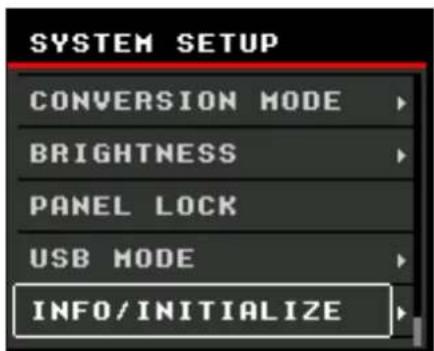 STEINBERG AXR4T - Écran SYSTEM SETUP - 4