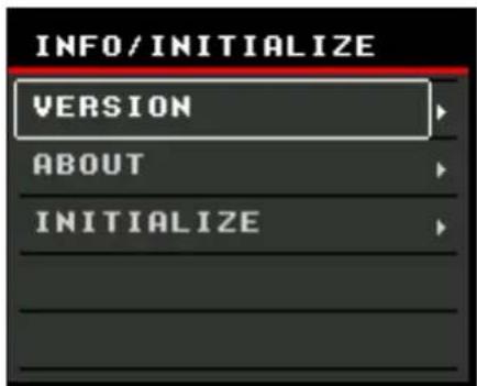 STEINBERG AXR4T - Écran INFO/INITIALIZE - 1