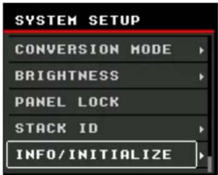 STEINBERG AXR4T - Écran SYSTEM SETUP - 2