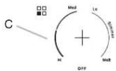JENN-AIR JEC4536HB - PARTS AND FEATURES – KNOB CONTROLS - 3