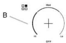 JENN-AIR JEC4536HB - PARTS AND FEATURES – KNOB CONTROLS - 2