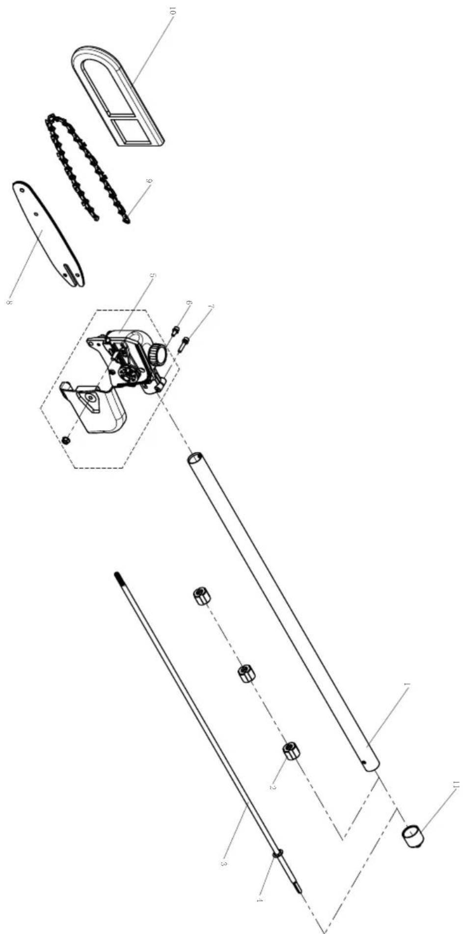 SCHEPPACH MFH53004BP - Monteer de flexibele as afb. 13 - 24 - 4