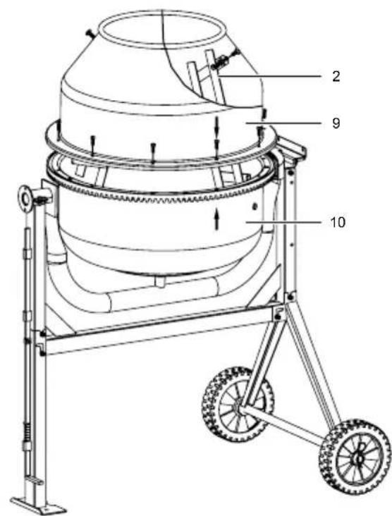 SCHEPPACH MIX180 - MIX160 / MIX180 - 14