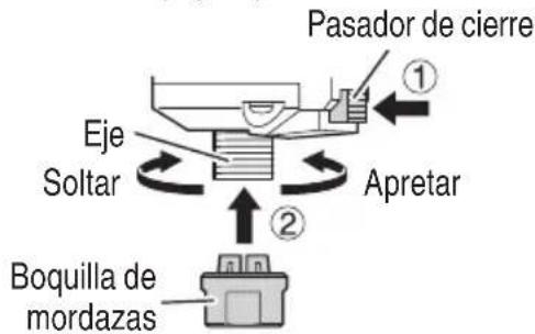 HiKOKI M3612DA - Instalación de las brocas - 2