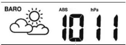 ALECTO WS5400 - BAROMETRIC PRESSURE - 1