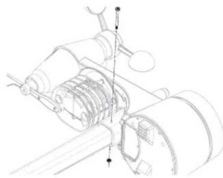 ALECTO WS5400 - INSTALLING THE MOUNTING POLE - 4