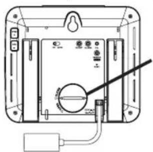 ALECTO WS5400 - BATTERIJEN INSTALLEREN IN DE BINNENEENHEID - 1