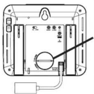 ALECTO WS5400 - BATTERIEINSTALLATION BEI DEM INNENGERÄT - 1