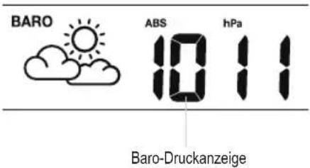 ALECTO WS5400 - BAROMETRIC PRESSURE (BAROMETRISCHER DRUCK) - 1