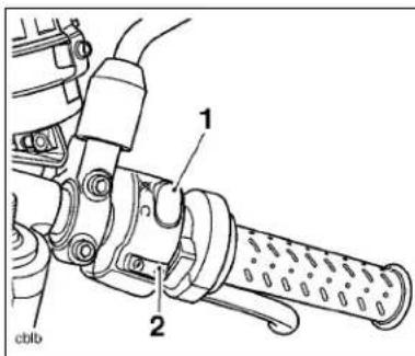 TRIUMPH Bonneville (2007) - Commutateurs au guidon côte droit - 1