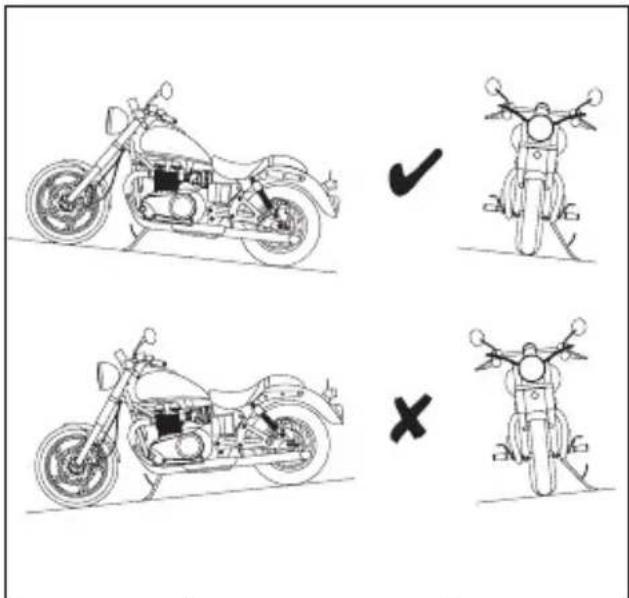 TRIUMPH Bonneville America (2002) - Stationnement - 1