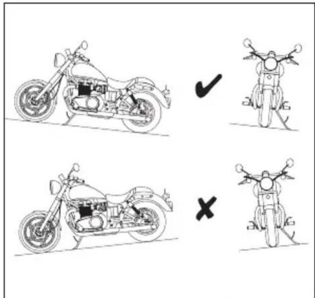 TRIUMPH Bonneville America (2004) - Stationnement - 1