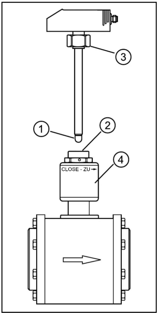 IFM SDG207 - Insérer le capteur dans la vanne ,, easy maintenance ,, - 1