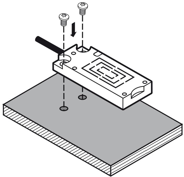 IFM DTI515 - Installation of the device without mounting adapter - 1