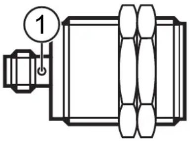 IFM ANT430 - Eléments de service et d'indication - 1