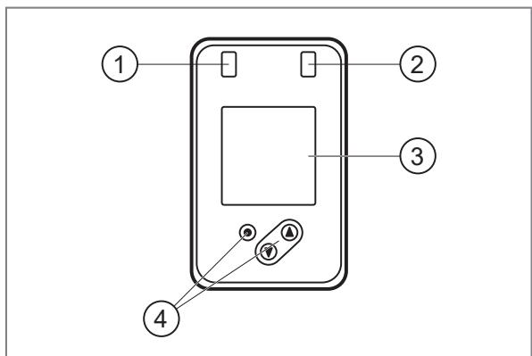 IFM SM6120 - Elementos de exibição e de operação - 1
