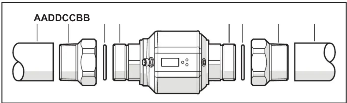 IFM SM2400 - Installation dans le tuyau - 1