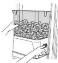 JENN-AIR JS48NXFXDW - To Remove and Replace the Ice Storage Bin: - 1