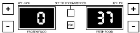JENN-AIR JS48NXFXDW - To Adjust Set Point Temperatures: - 2
