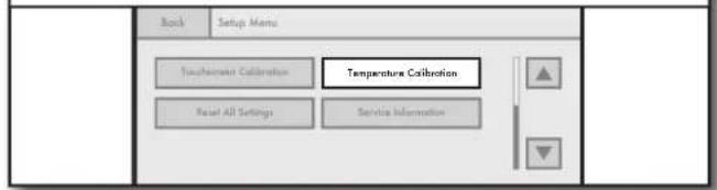 JENN-AIR JDRP436WP - Toucher TEMPERATURE CALIBRATION (calibration de la température). - 1