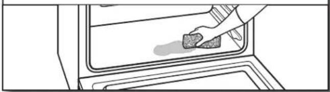 JENN-AIR JDRP436WP - Wipe out loose soil. - 1