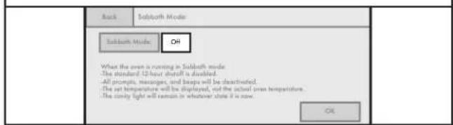 JENN-AIR JDRP436WP - Turn on Sabbath mode. - 1