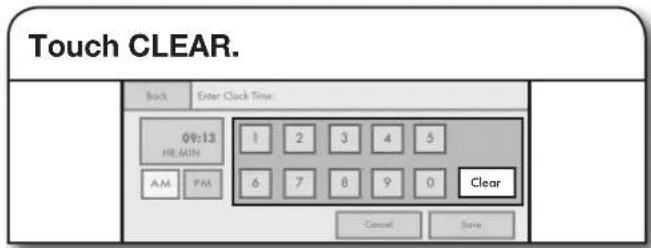 JENN-AIR JDRP436WP - To clear clock to 00:00: - 1