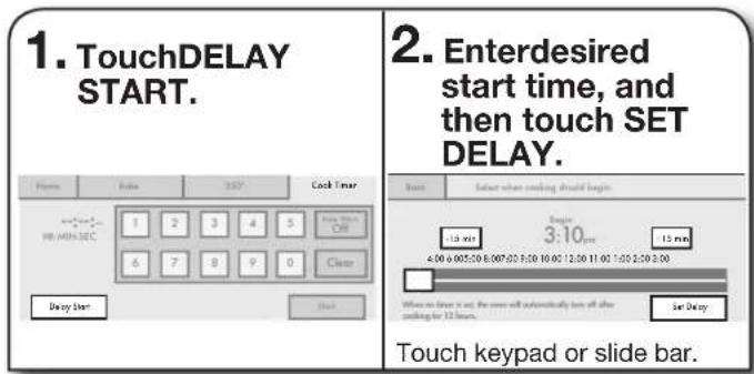 JENN-AIR JDRP436WP - To Set a Delay Start: - 1