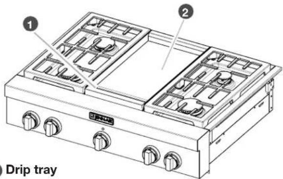 JENN-AIR JDRP436WP - CHROME ELECTRIC GRIDDLE (on some models) - 1