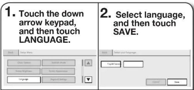 JENN-AIR JDRP436WP - Setting Language - 1