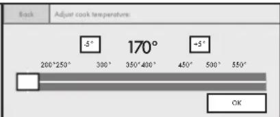 JENN-AIR JDRP436WP - Adjust temperature, and then touch OK. - 1